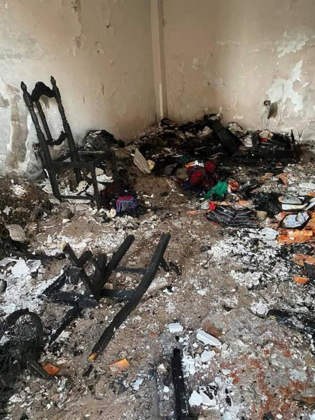 Bomberos y Fiscalía inician peritaje a la casa del Gobernador Condori 