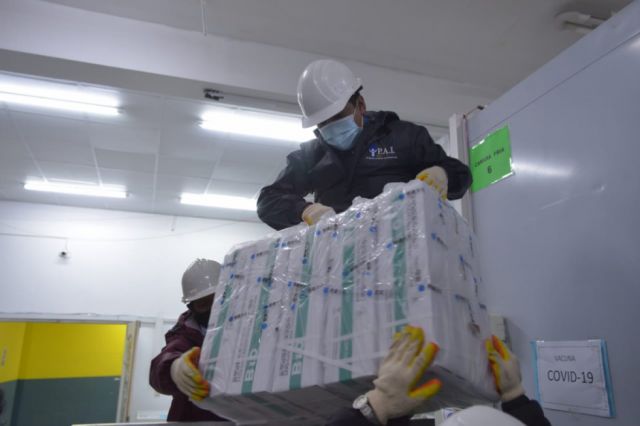  Presidente anuncia llegada de un millón de vacunas anticovid de China y 2,1 millones de pruebas