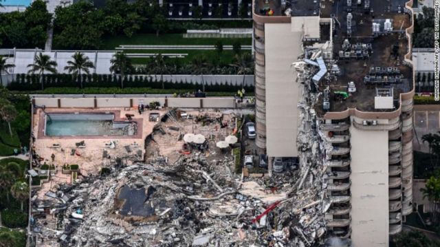 Revelan posibles causas del colapso de edificio en Miami