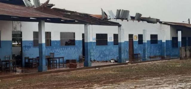 Riberalta: Lluvia y fuertes vientos causan destrozos