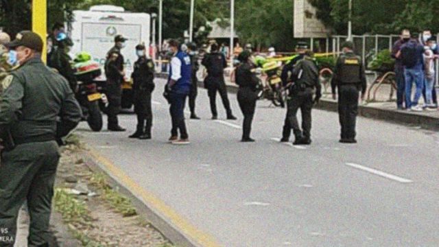 14 heridos tras atentado con artefacto explosivo contra una sede policial en Colombia 