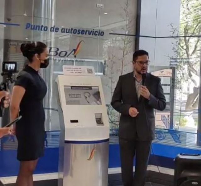BoA presenta el kiosco de autoservicio para consultas y compra de boletos
