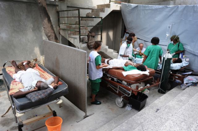 Los hospitales de Haití están cerca del colapso