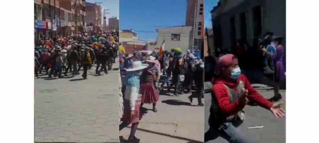 Se registran enfrentamientos en Potosí, grupos afines al MAS agreden a quienes acatan el paro
