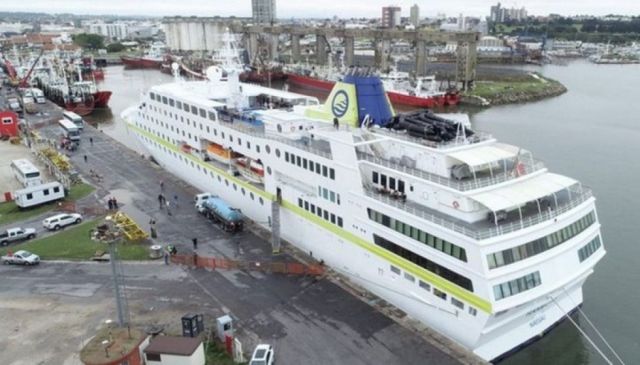 Reportan un caso de Covid-19 positivo en un crucero que llegó a Argentina desde África