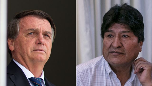 Evo denuncia que Brasil colaboró con "golpe de Estado" tras revelarse una supuesta reunión entre Bolsonaro y Áñez