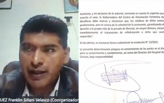 Juez autoriza que Áñez sea atendida en la misma cárcel
