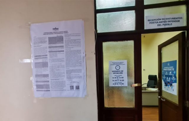 Senado reporta que aún no se presentan postulantes a Defensor del Pueblo