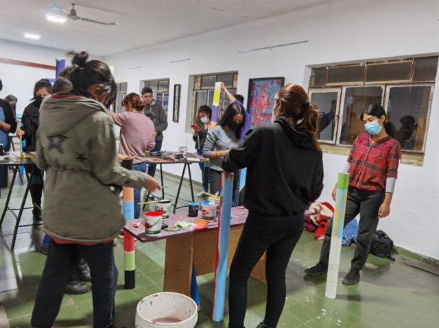 Arrancó el proyecto Susurradoras con taller de embellecimiento de instrumentos
