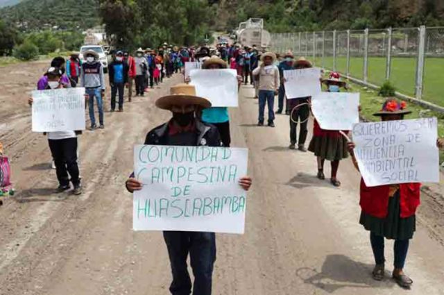 Nuevas protestas contra empresa minera en Perú