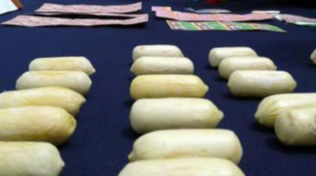 FELCN descubre a mujer embarazada con 90 cápsulas de cocaína en su estómago