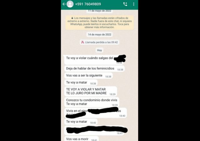 La Defensoría del Pueblo indaga amenazas que sufre una periodista que investiga feminicidios