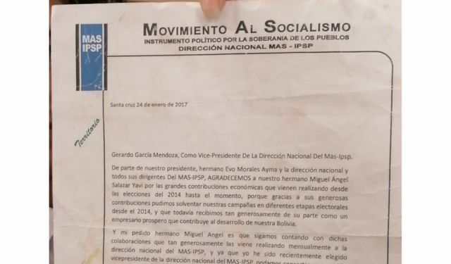 Oposición pide al TSE aplicar la Ley 1096 y cancelar la personería del MAS, tras la denuncia de Cuéllar
