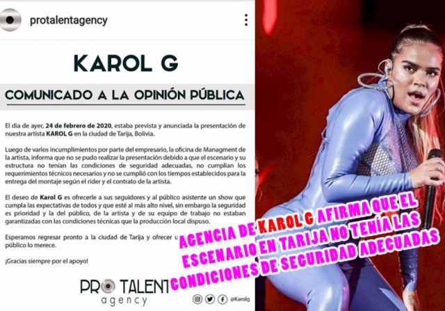 Organizadores del concierto de Karol G concilian con afectados