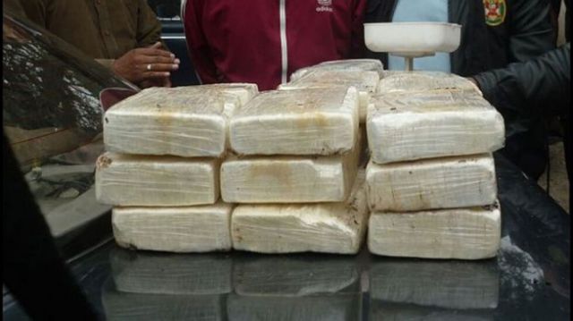 Incautan  100 kilos  de cocaína  en Bermejo