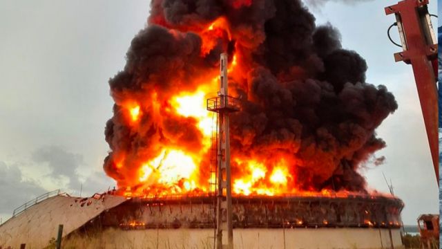 Varias explosiones y un gran incendio dejan al menos medio centenar de heridos en una zona industrial en Cuba 