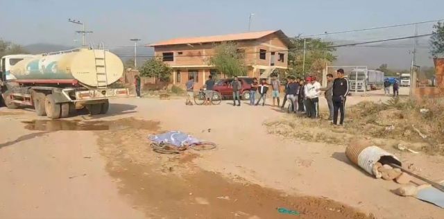 Ciclista fallece atropellado en Yacuiba