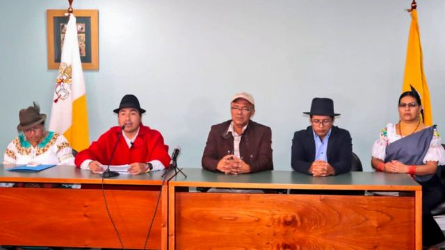 Indígenas rechazan propuesta de consulta popular de Lasso