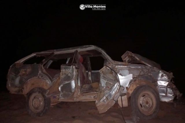 Reportan embarrancamiento de un vehículo en Villa Montes