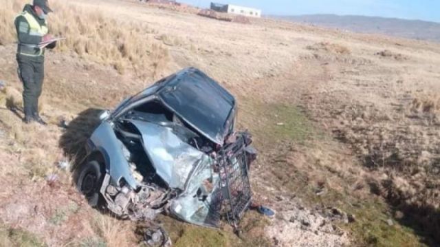 Seis fallecidos en accidente en vía a Desaguadero