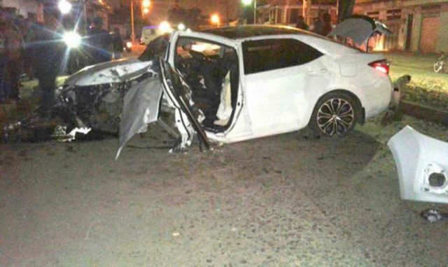 Investigan choque de camioneta  a un taxi en Tarija