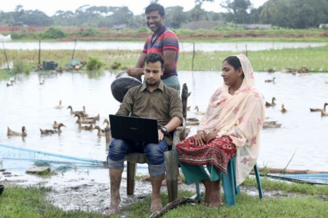 Aldeas de Bangladesh le hacen frente al cambio climático con ayuda digital 