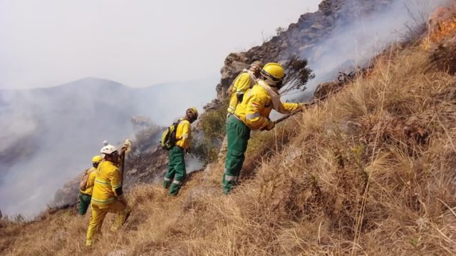Coordinan logística contra incendios rurales en Tarija