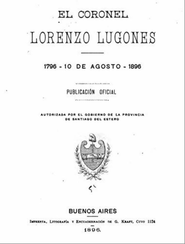 Memorias de:“El coronel Lorenzo Lugones.” Págs. 65 al 70