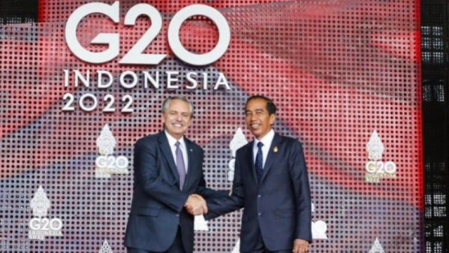 Presidente de Argentina suspende discurso en G20 por problemas de salud