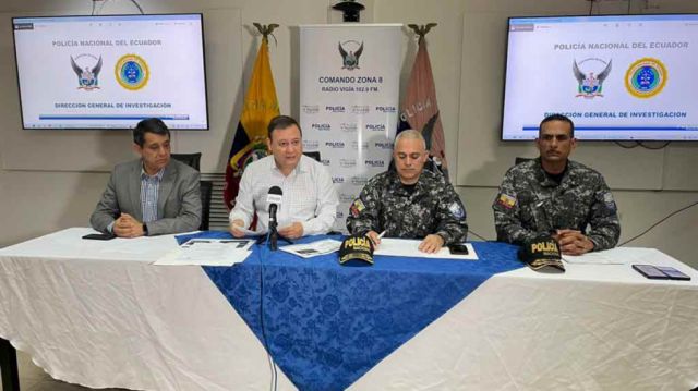Desarticulan 29 bandas criminales en Ecuador