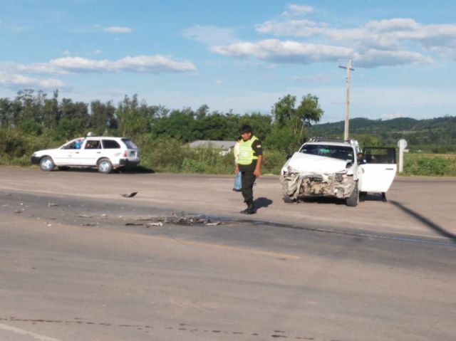 Accidente en Yacuiba deja cuatro heridos