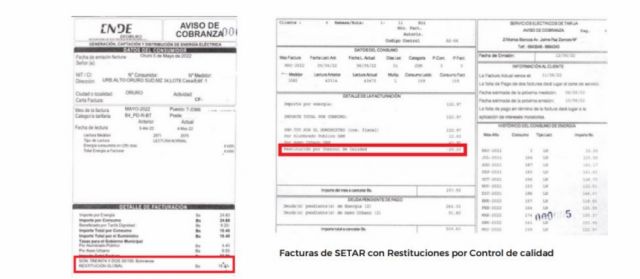 Un millón de familias reciben restituciones en su factura de luz