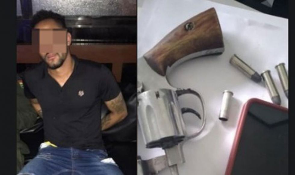 Aprehenden  a un sujeto en posesión  de una pistola
