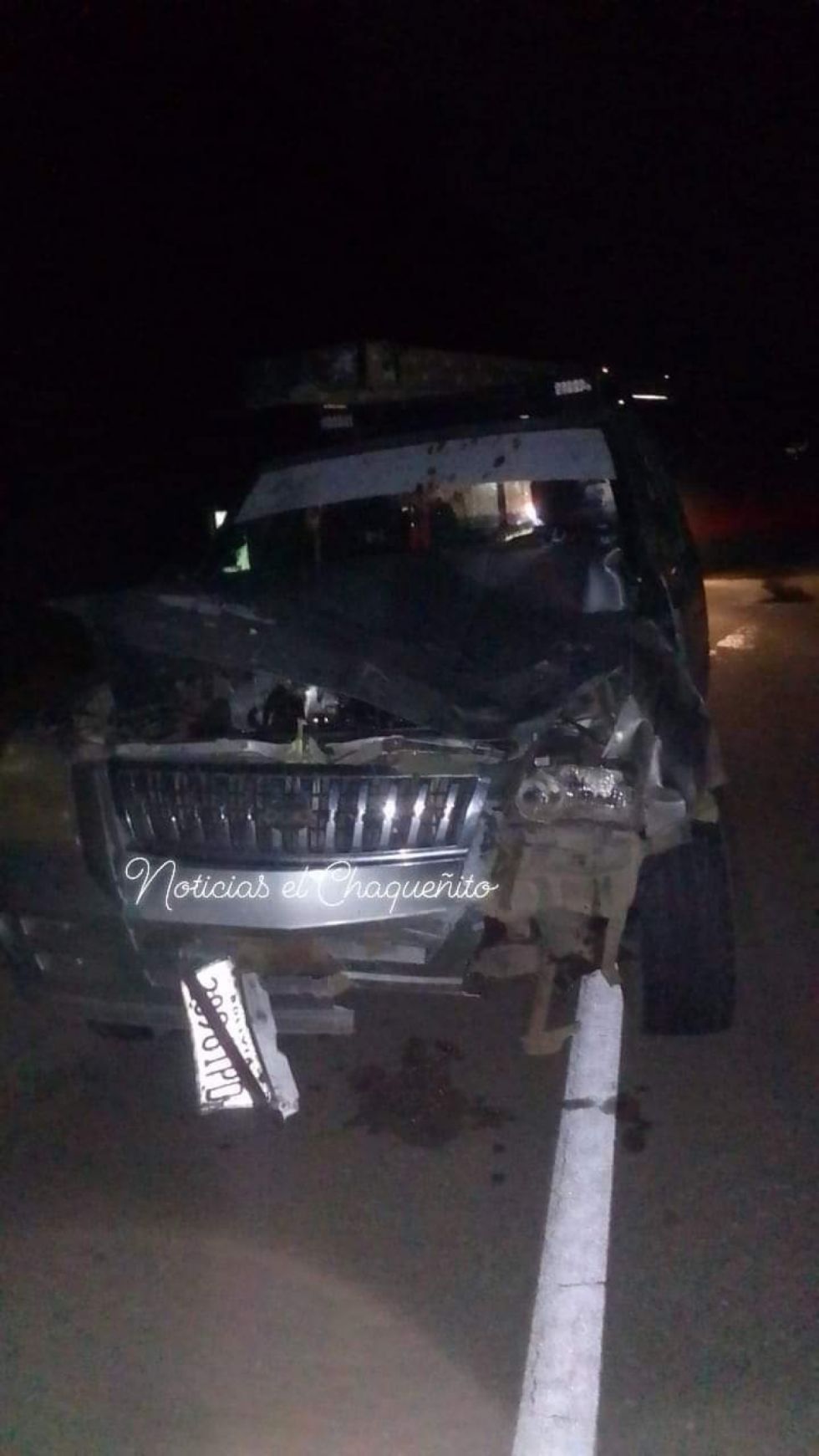 Camioneta protagoniza acidente en la Ruta 9