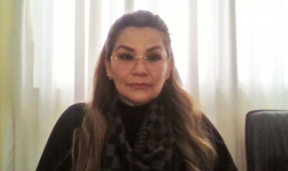 Añez: pueden  darme la perpetua  si quieren
