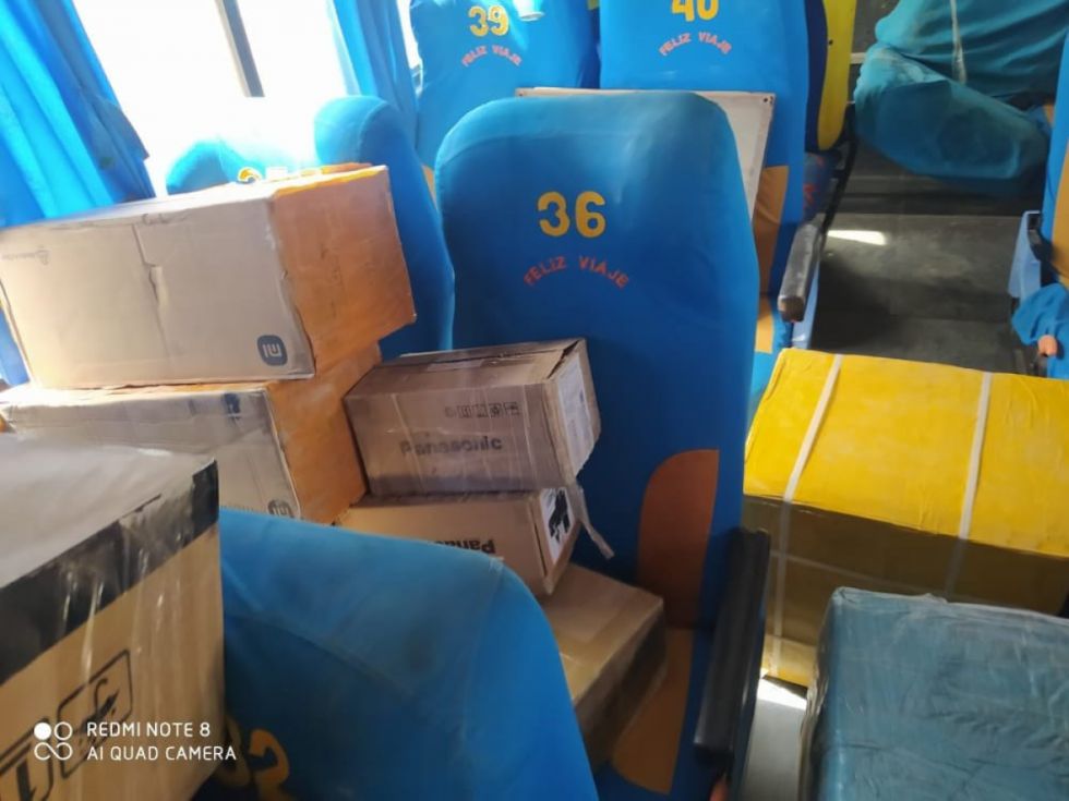 Identifican al menos 20 empresas de buses que transportaban mercadería de contrabando