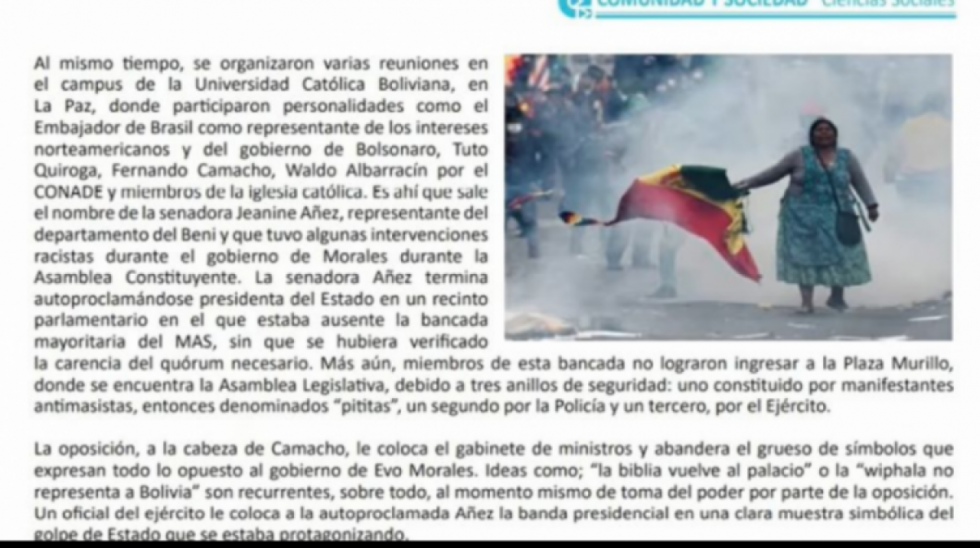 Viceministro: En los libros no se habla de "golpe de Estado", sino de "ruptura constitucional"