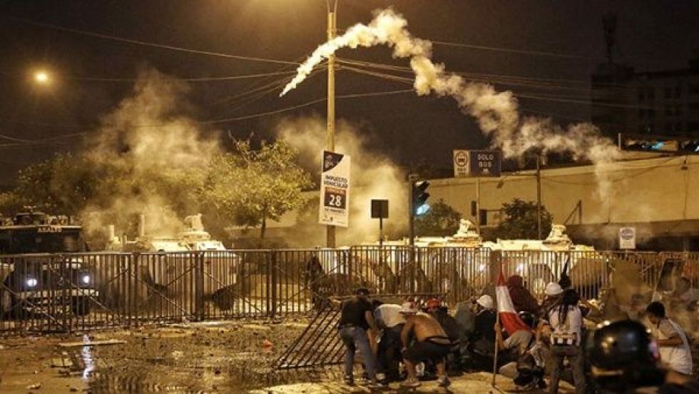 Organizaciones sociales denuncian represión en Lima, Perú