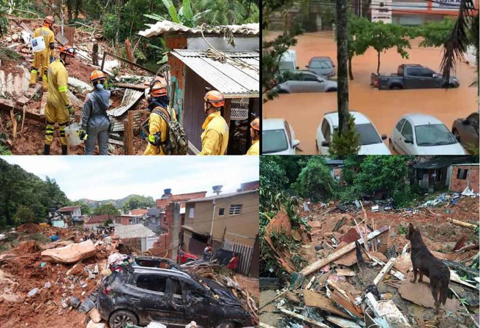 Sube a 49 número de muertos por lluvias en Sao Paulo