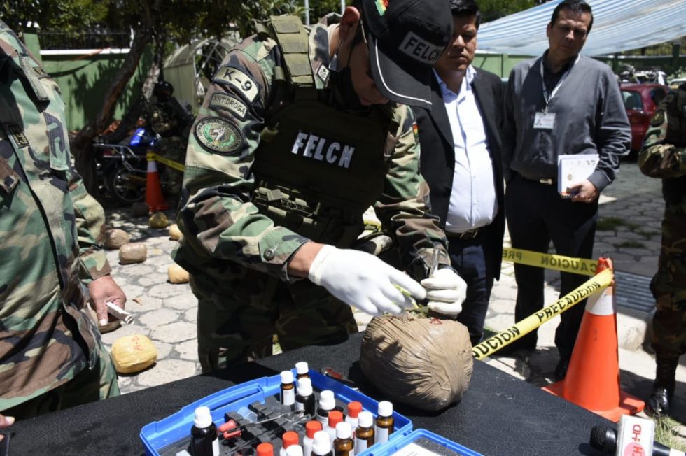 Felcn secuestra más de 91 kilos de marihuana 