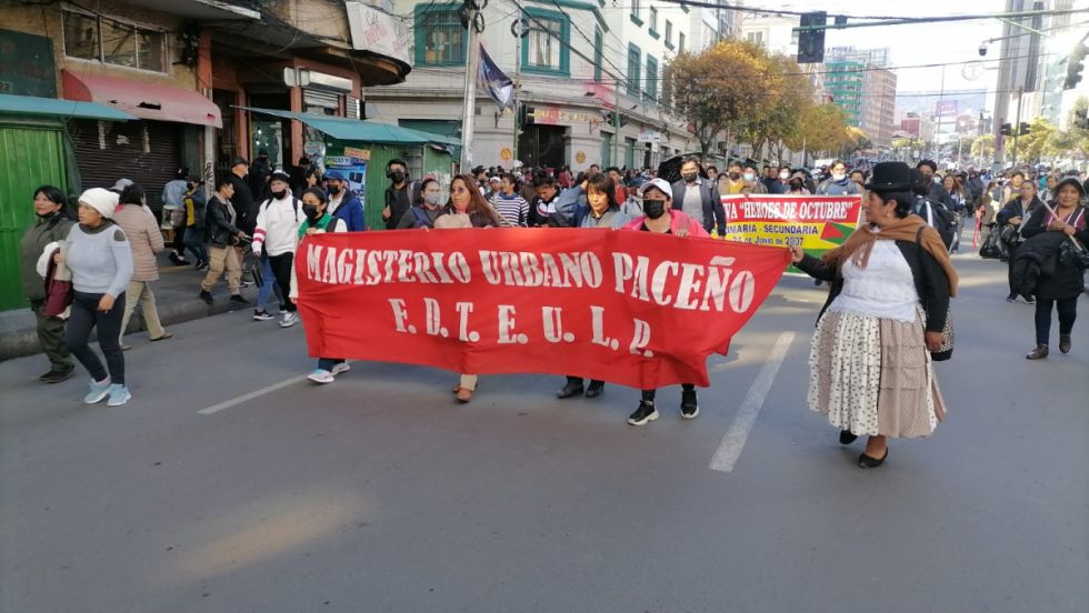 El magisterio urbano no descarta otro paro de 72 horas, o uno indefinido