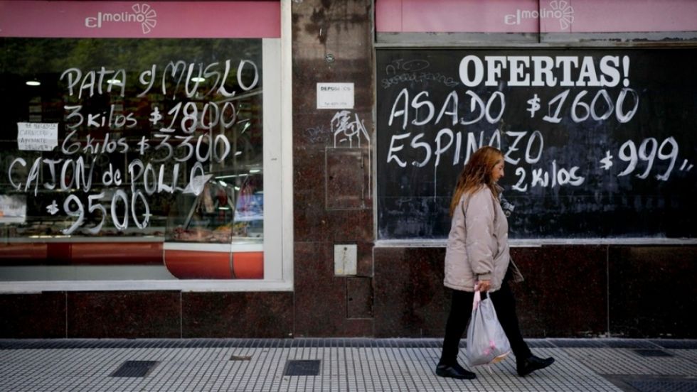 Argentina registra inflación interanual de 108,8 %