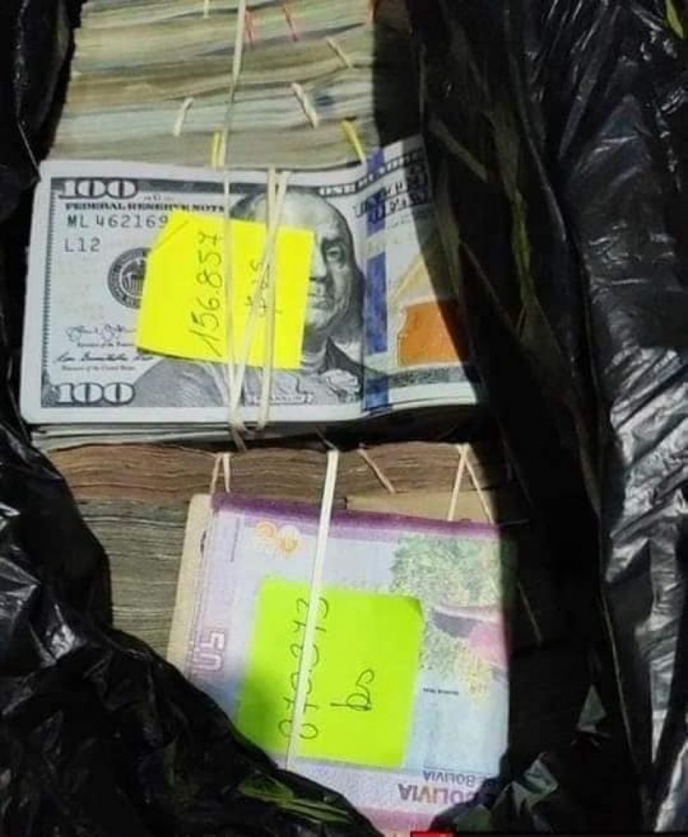 Envían a la cárcel a sujeto hallado con $us 187.000 y más de Bs 1 millón en Yacuiba