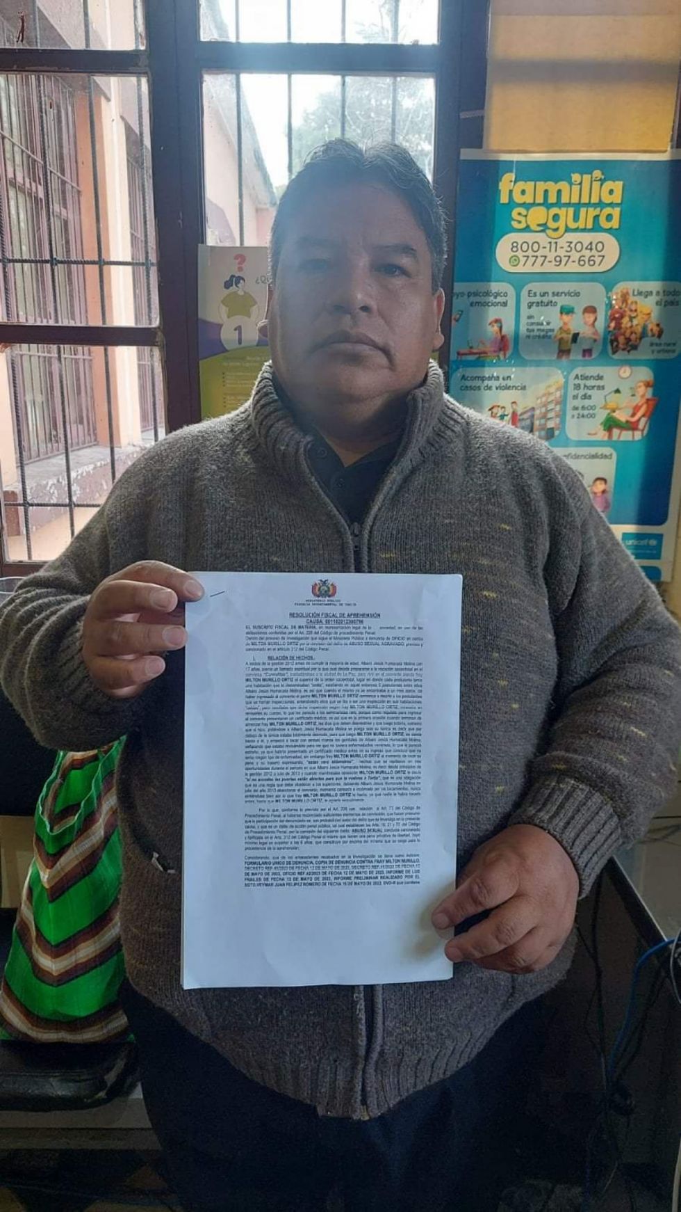 Por abuso sexual agravado, anuncian audiencia cautelar al Padre Murillo