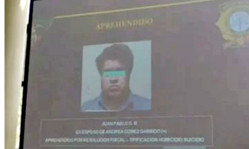 Ex de Andrea está detenido en su domicilio, tiene un escolta