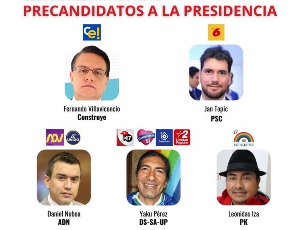 Tras “muerte cruzada”, ya hay candidatos a presidir Ecuador
