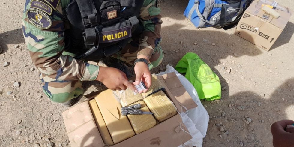 “Narco encomienda”, hallan 40 kilos de marihuana