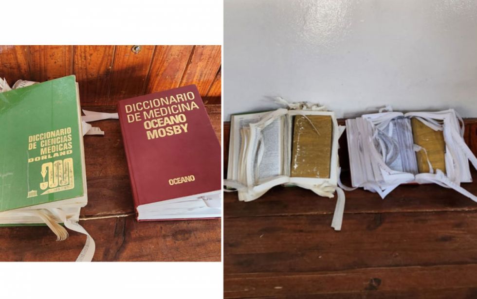 Ciudadano boliviano llevaba droga oculta en libros y es detenido en Argentina