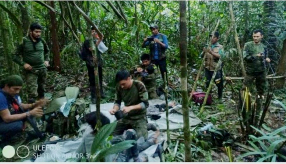 Hallan con vida a los cuatro niños desaparecidos hace más de un mes en la selva