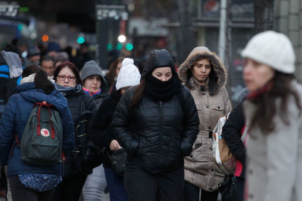 Chile vive el día más frío en lo que va de año